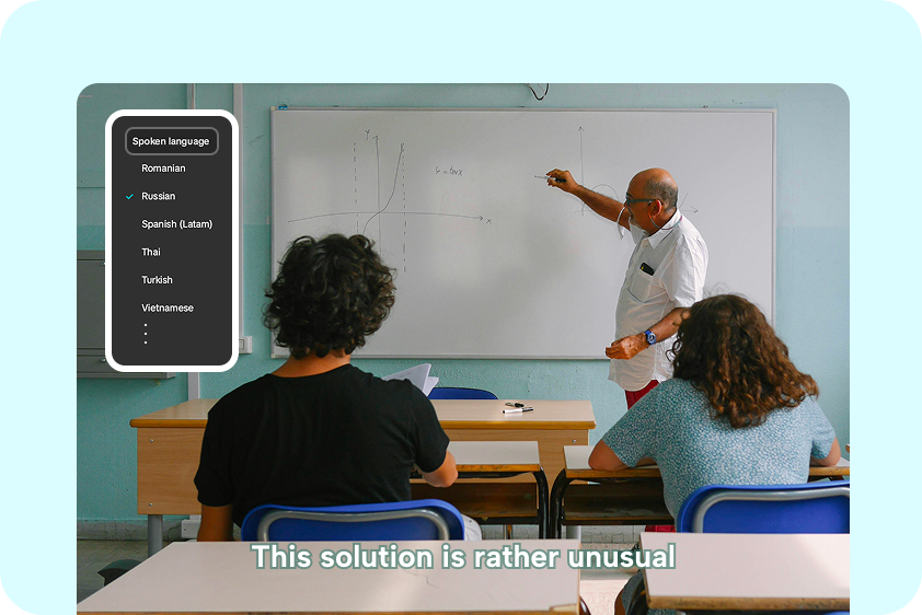 Use CapCut's Russian to English converter for multilingual education translation