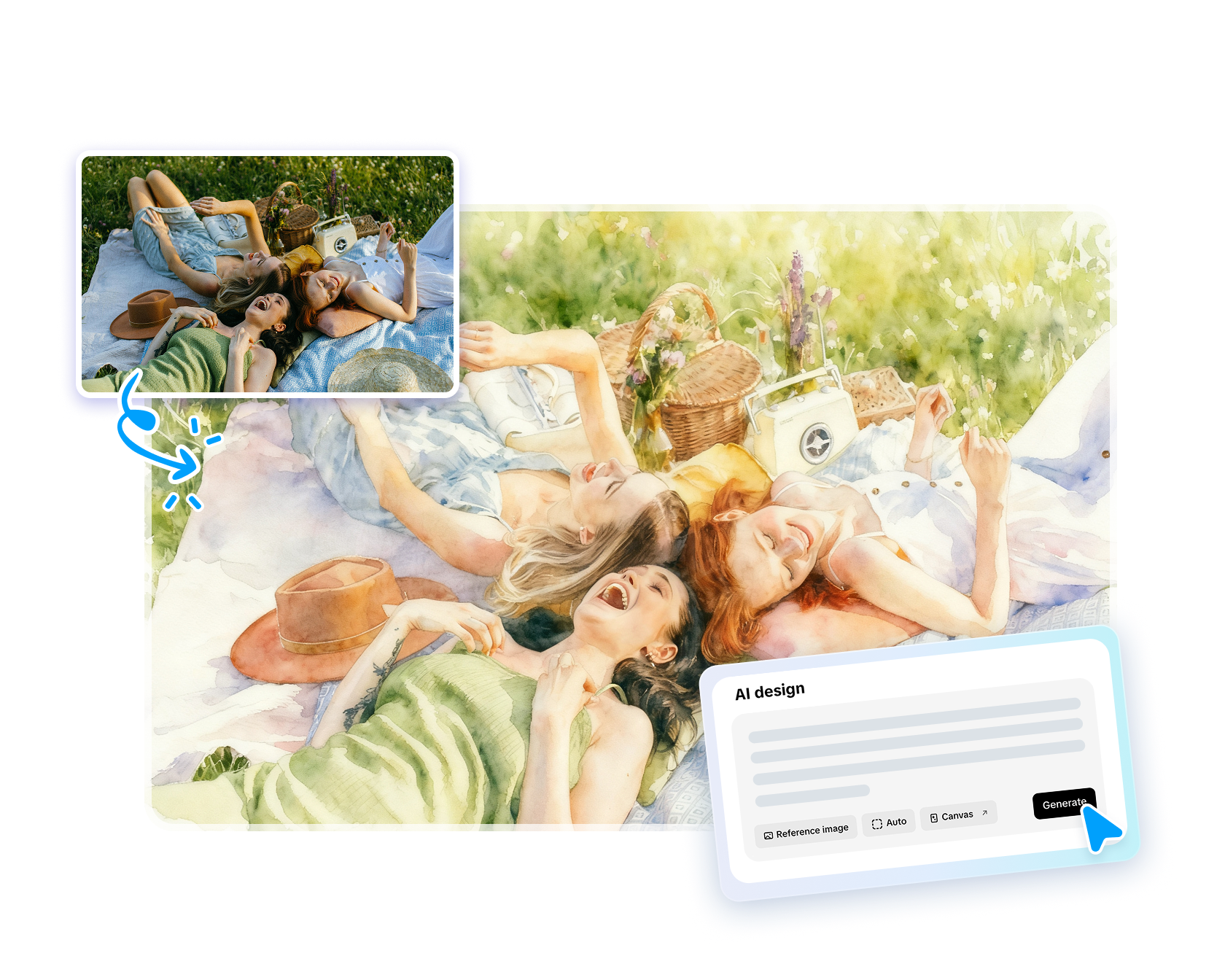 Tukar Foto ke Cat Air