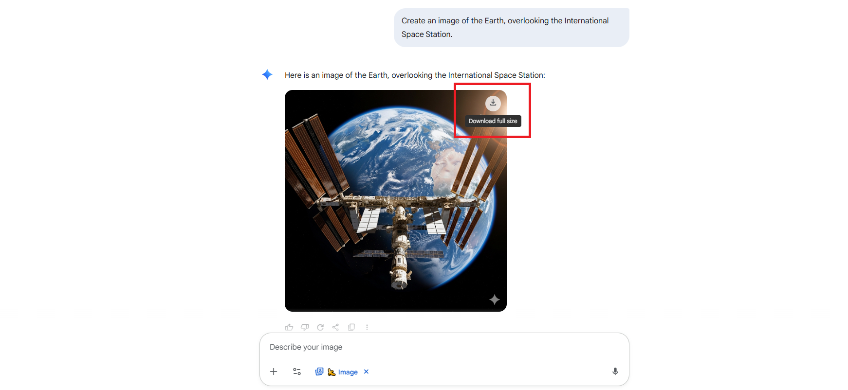 Export your generated image
