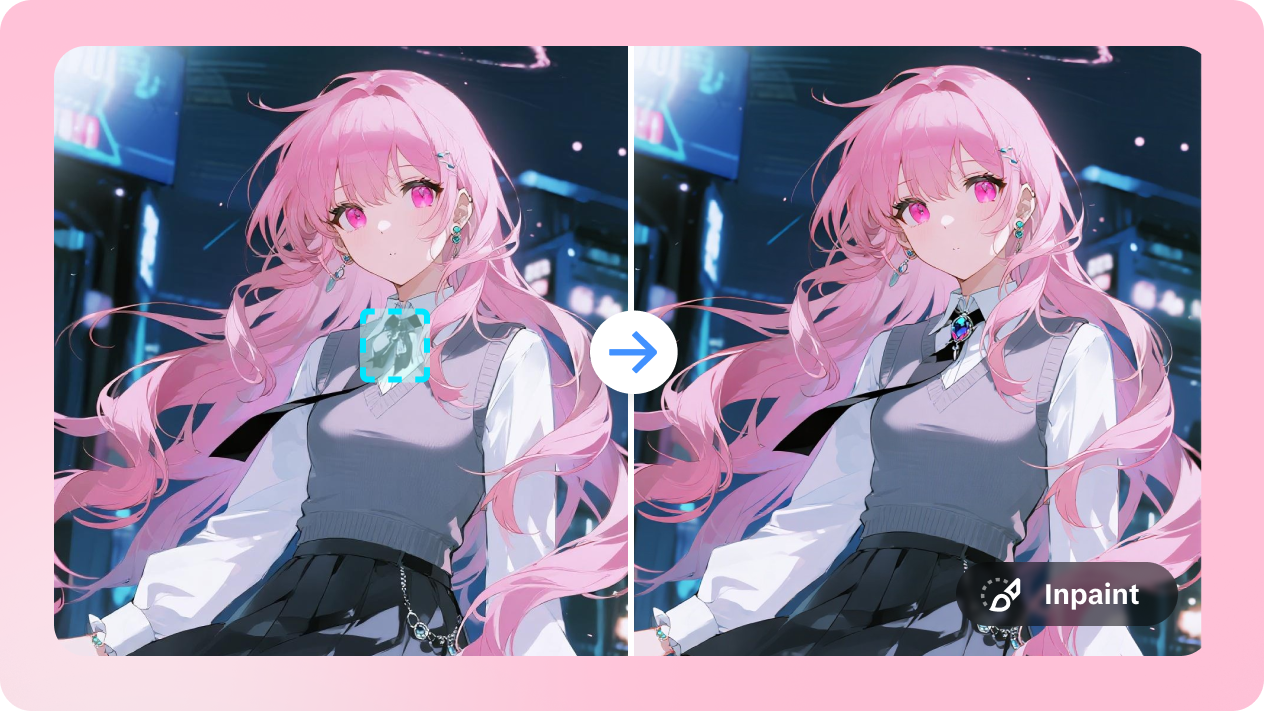 imagem de anime com IA