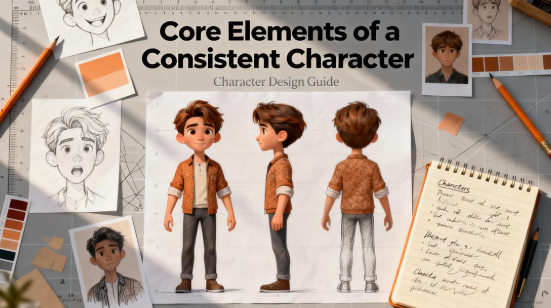 Consistent character elements