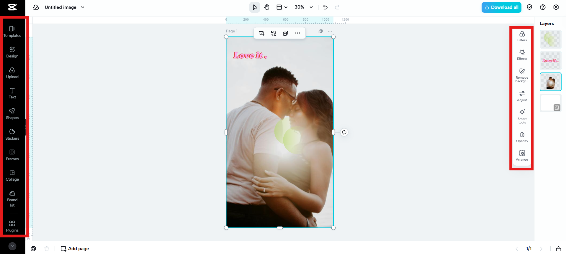 Edit and enhance