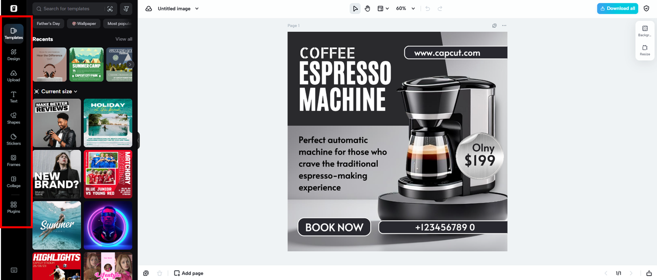 Choose a template and customize