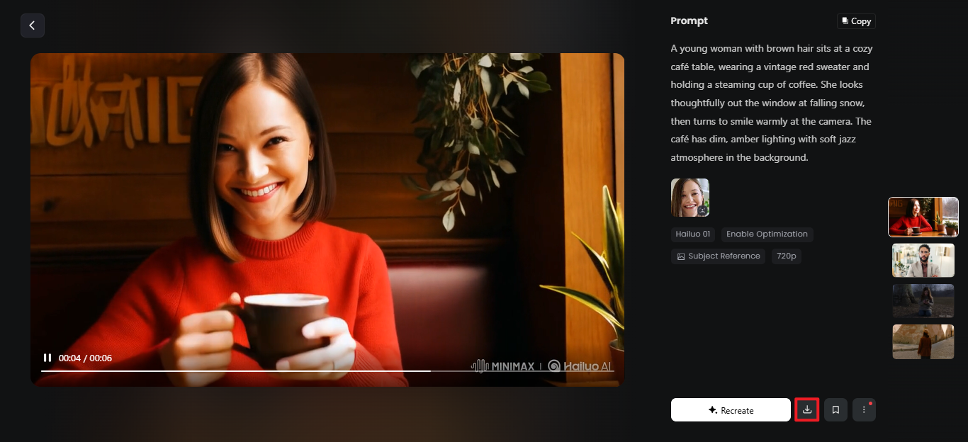 Free MiniMax video model