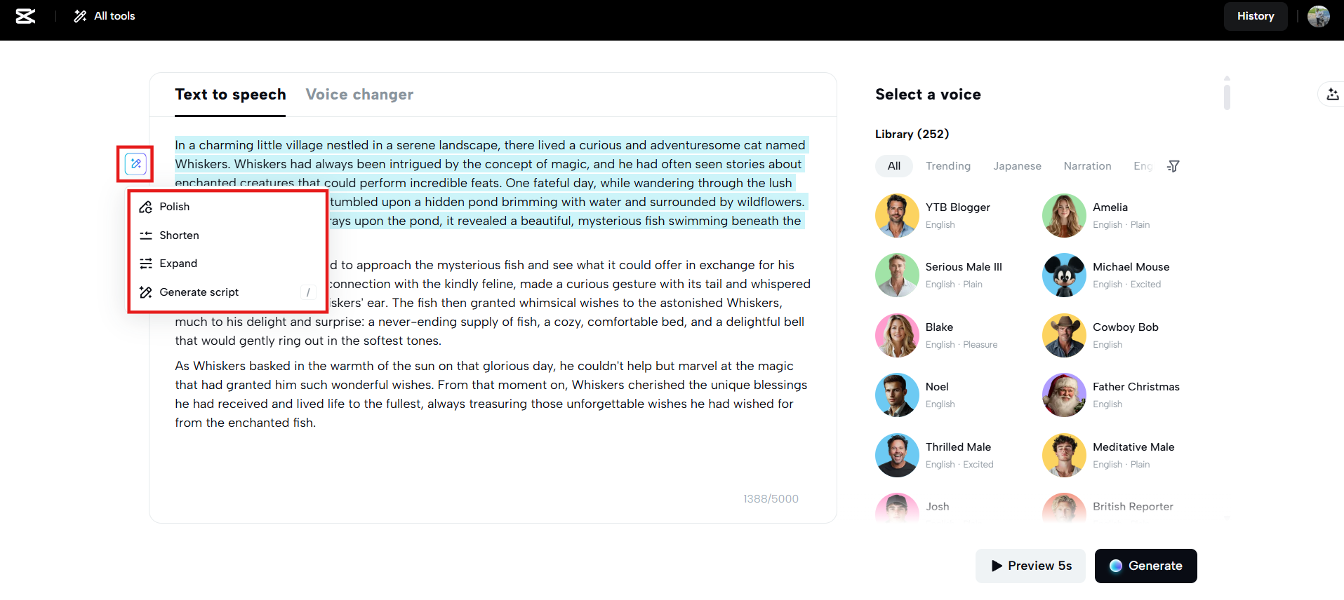 AI writer