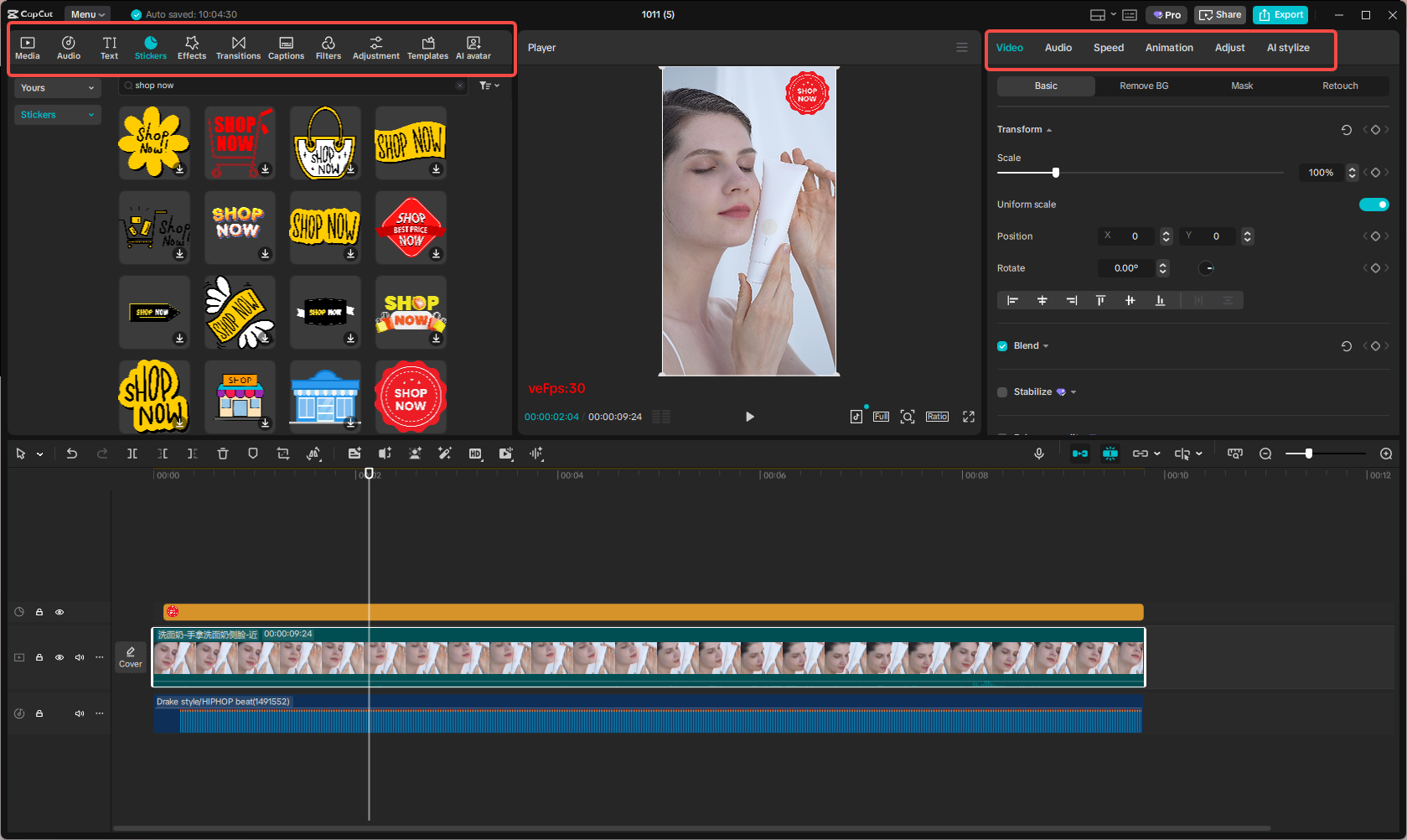 Enhance and personalize your ad video