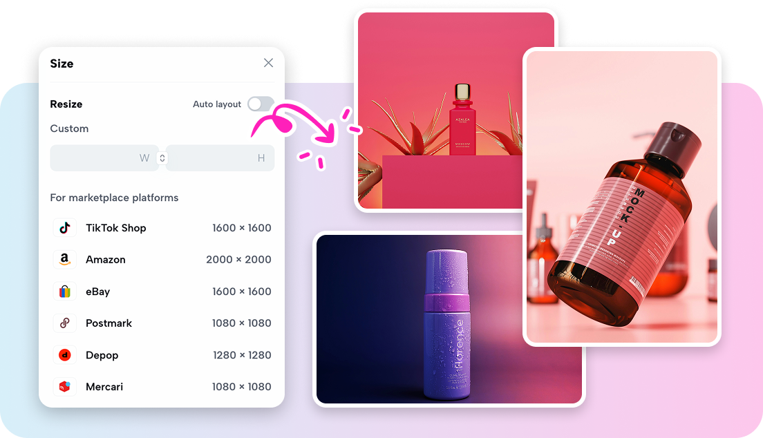 Auto-sizing options