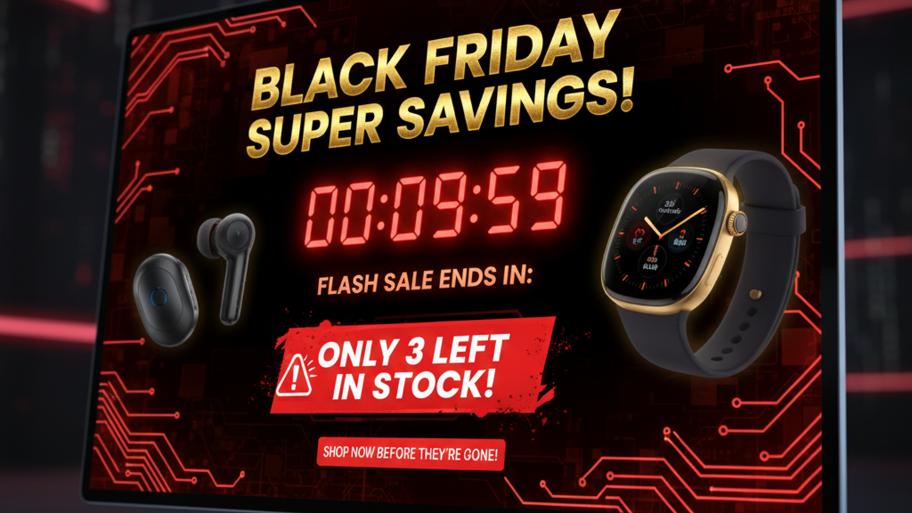 Using Black Friday flyer designs to create urgency