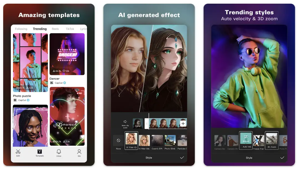 CapCut mobile app