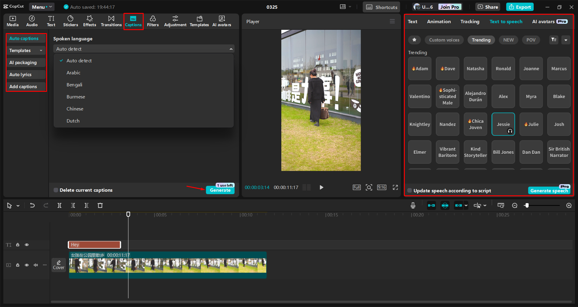 Bearbeiten und Verfeinern von Videos mit dem CapCut Desktop-Video-Editor