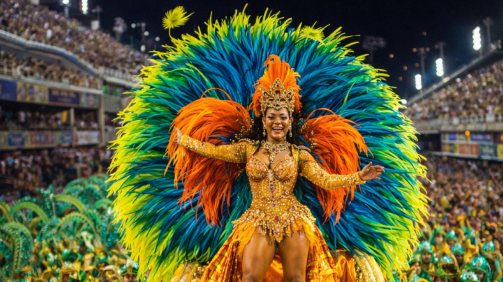 Editor de vídeo online para editar e personalizar conteúdos de Carnaval no navegador