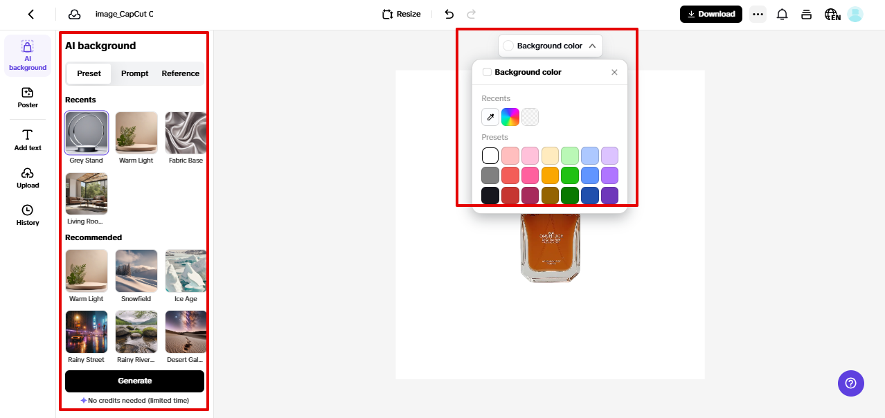 Customize your image