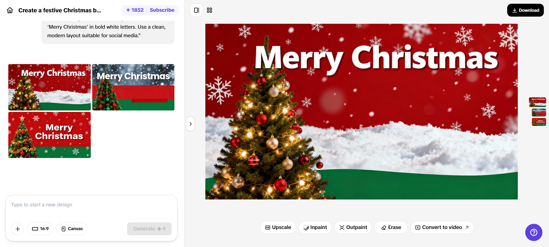 Let AI create & edit