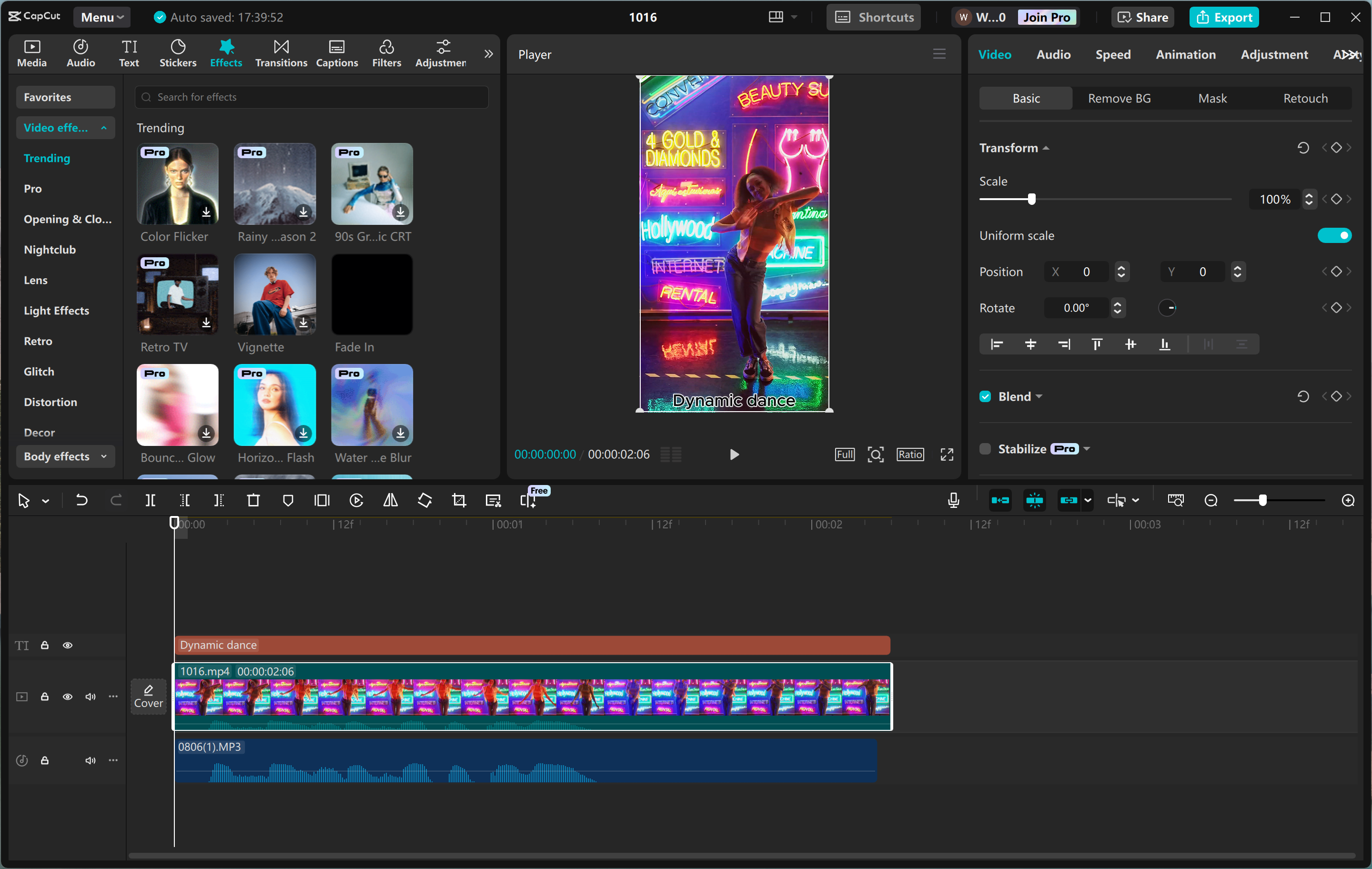Interface de l' CapCut éditeur vidéo de bureau - le meilleur outil pour appliquer des effets de zoom dans la vidéo