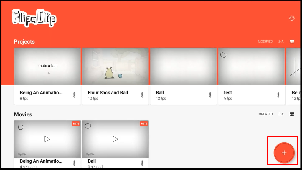Membuat proyek di FlipaClip di PC