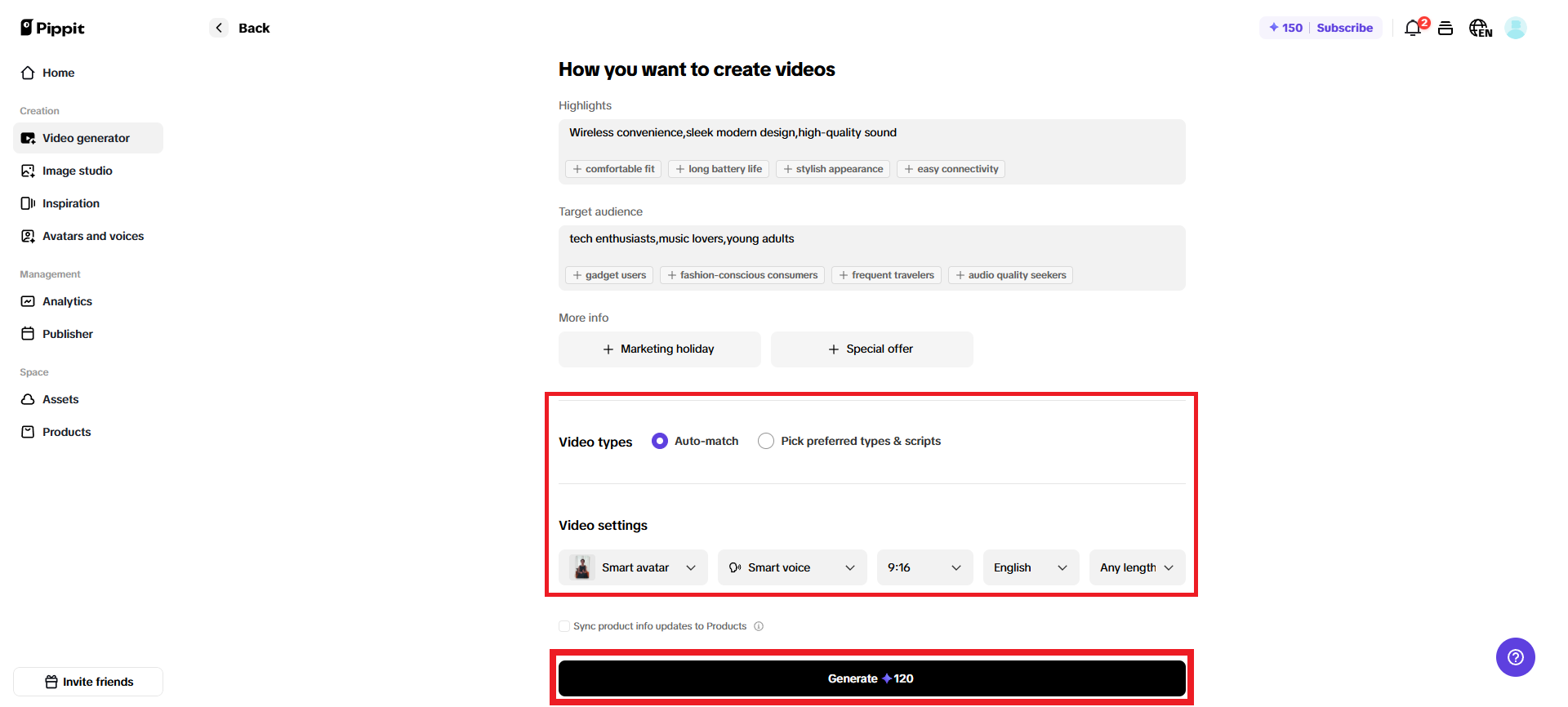 Generate your shoppable video