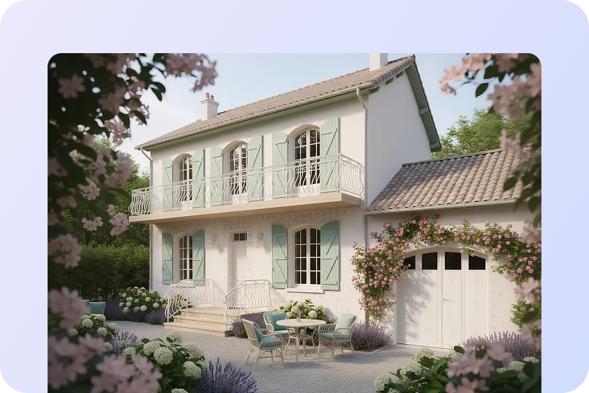 AI tool creating exterior design proposals