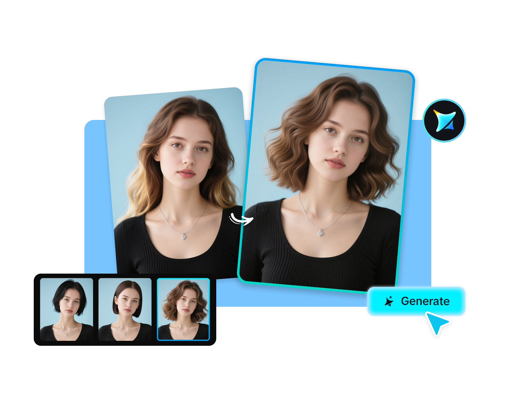 AI ヘアスタイル 無料オンライン