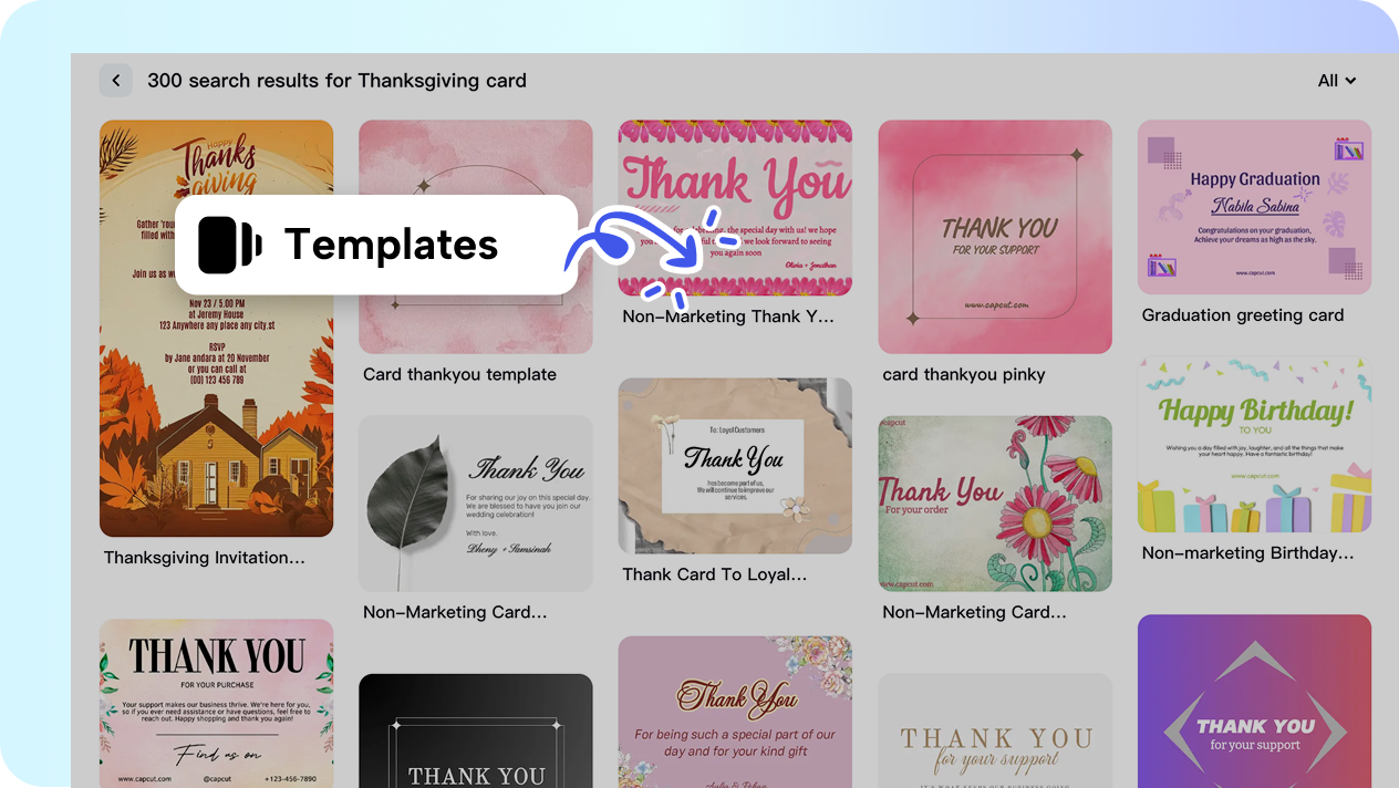 Free Thanksgiving templates for ready use