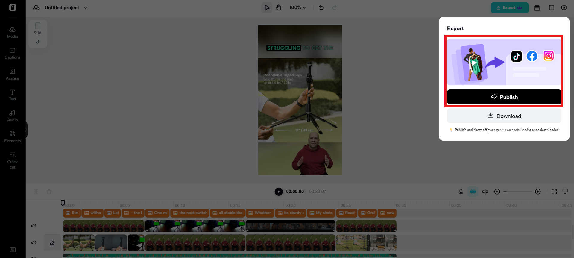 Seamless social media integration