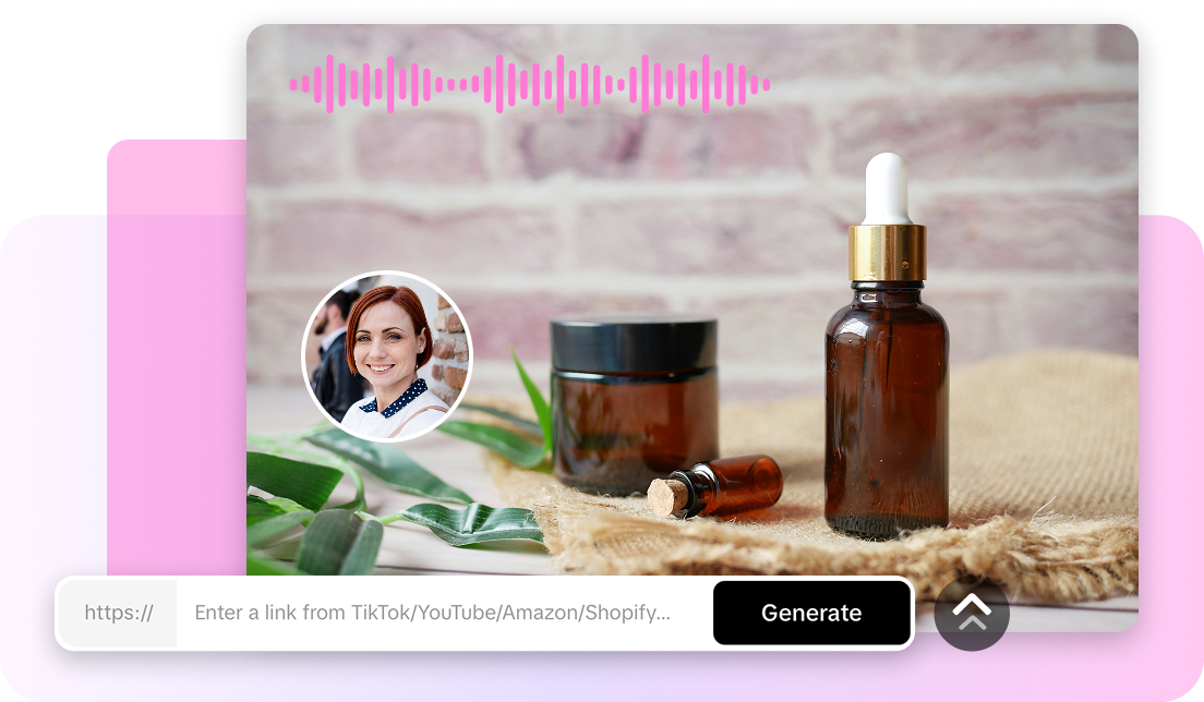 Turn a product link into animation