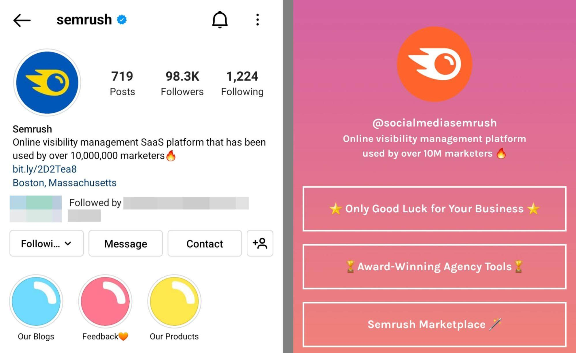Example of business bio for the service provider