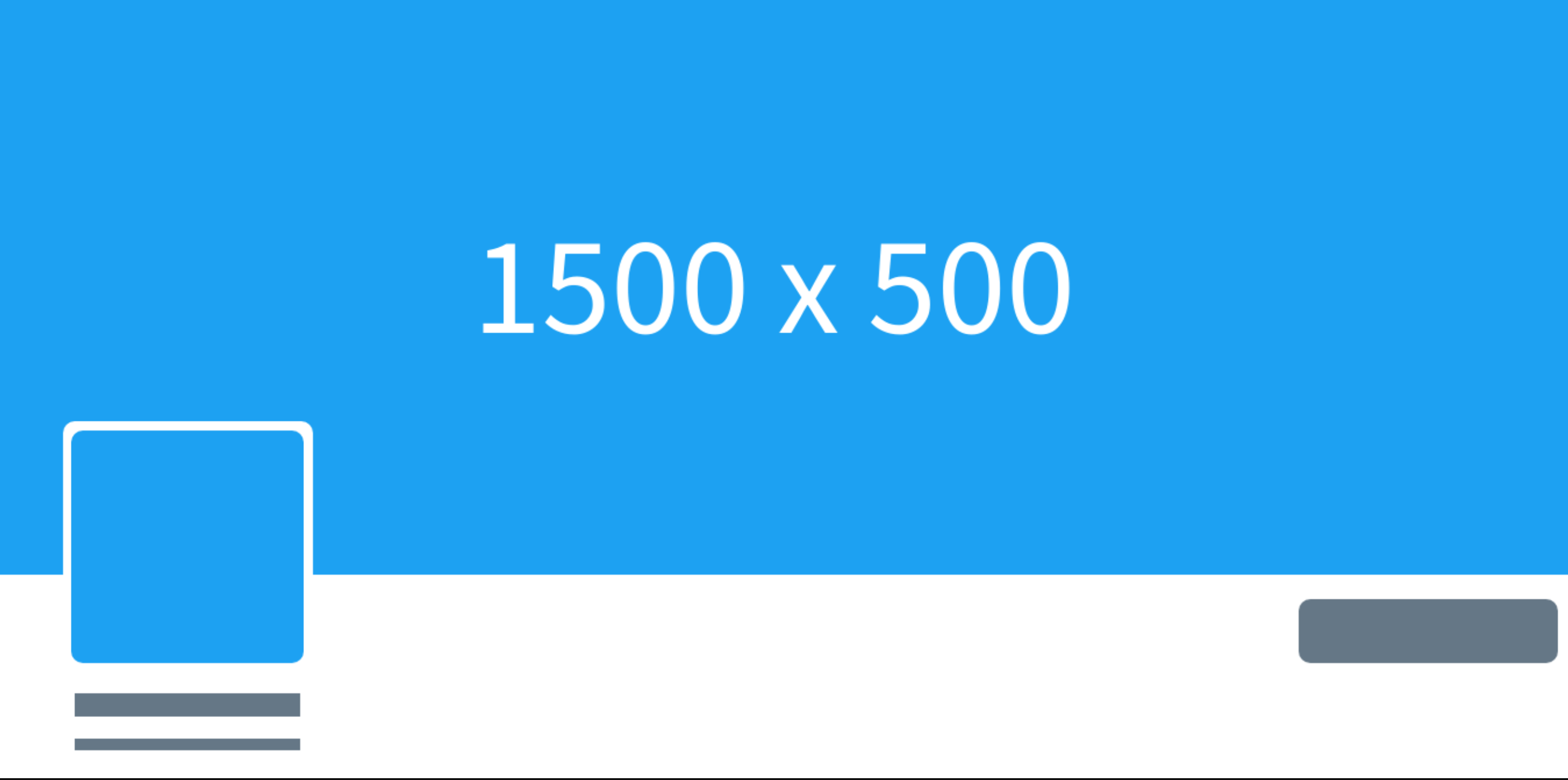 Twitter header and banner size