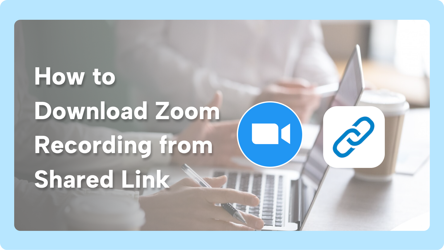 Como baixar a gravação de zoom do link compartilhado