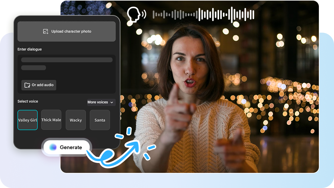 CapCut's lip sync function for dialogue scenes generation