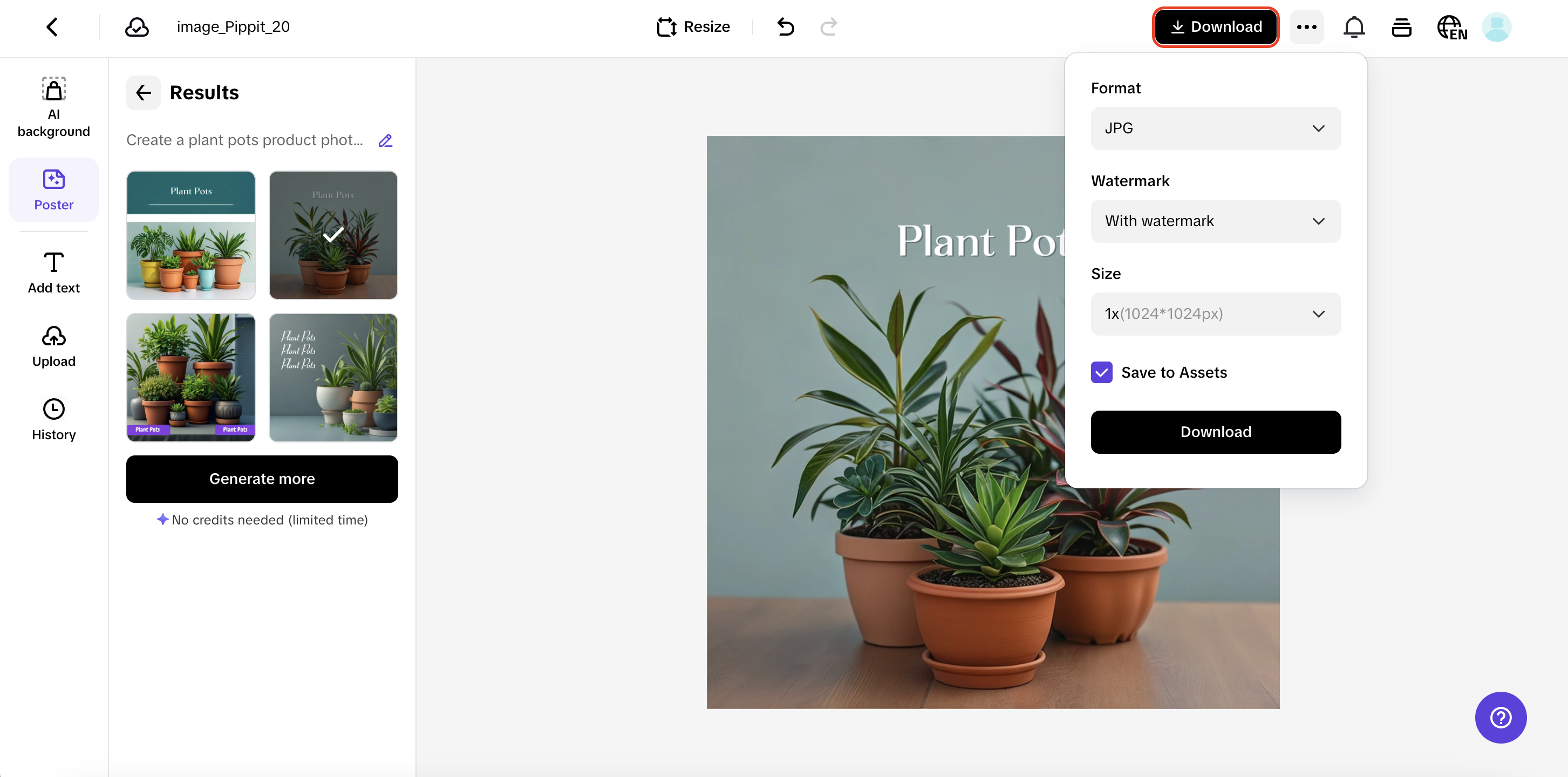 Edit and customize your poster