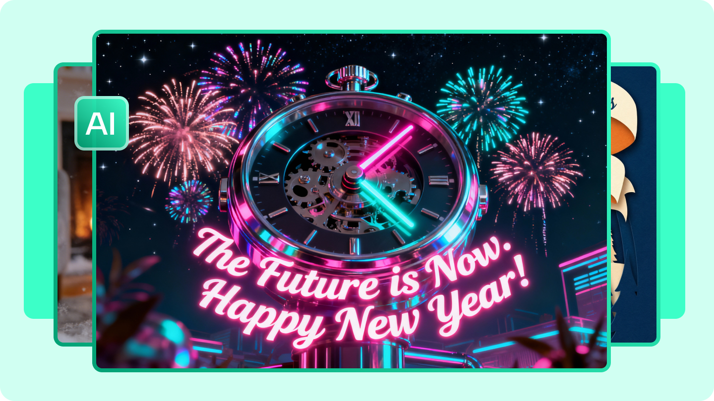 Annunci creativi di Capodanno che ispirano, celebrano e promuovono il tuo  marchio, image size:1440x810