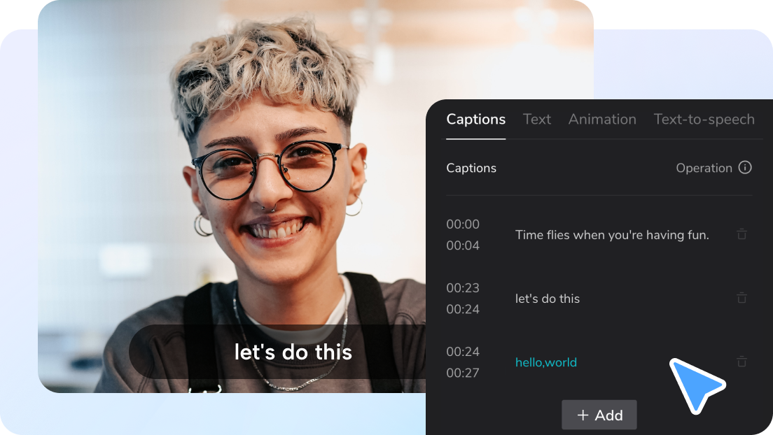 AI auto subtitles for better engagement