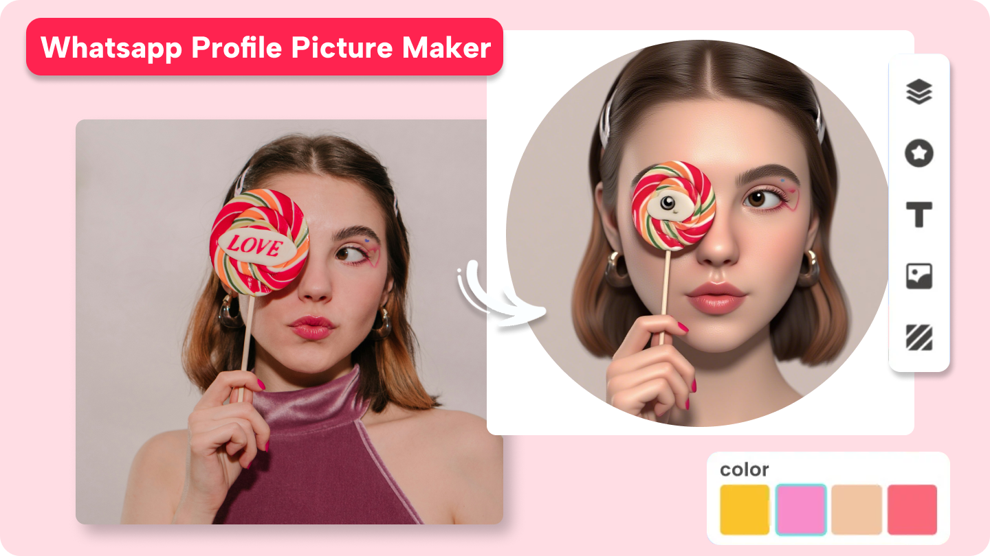whatsapp profile picture maker