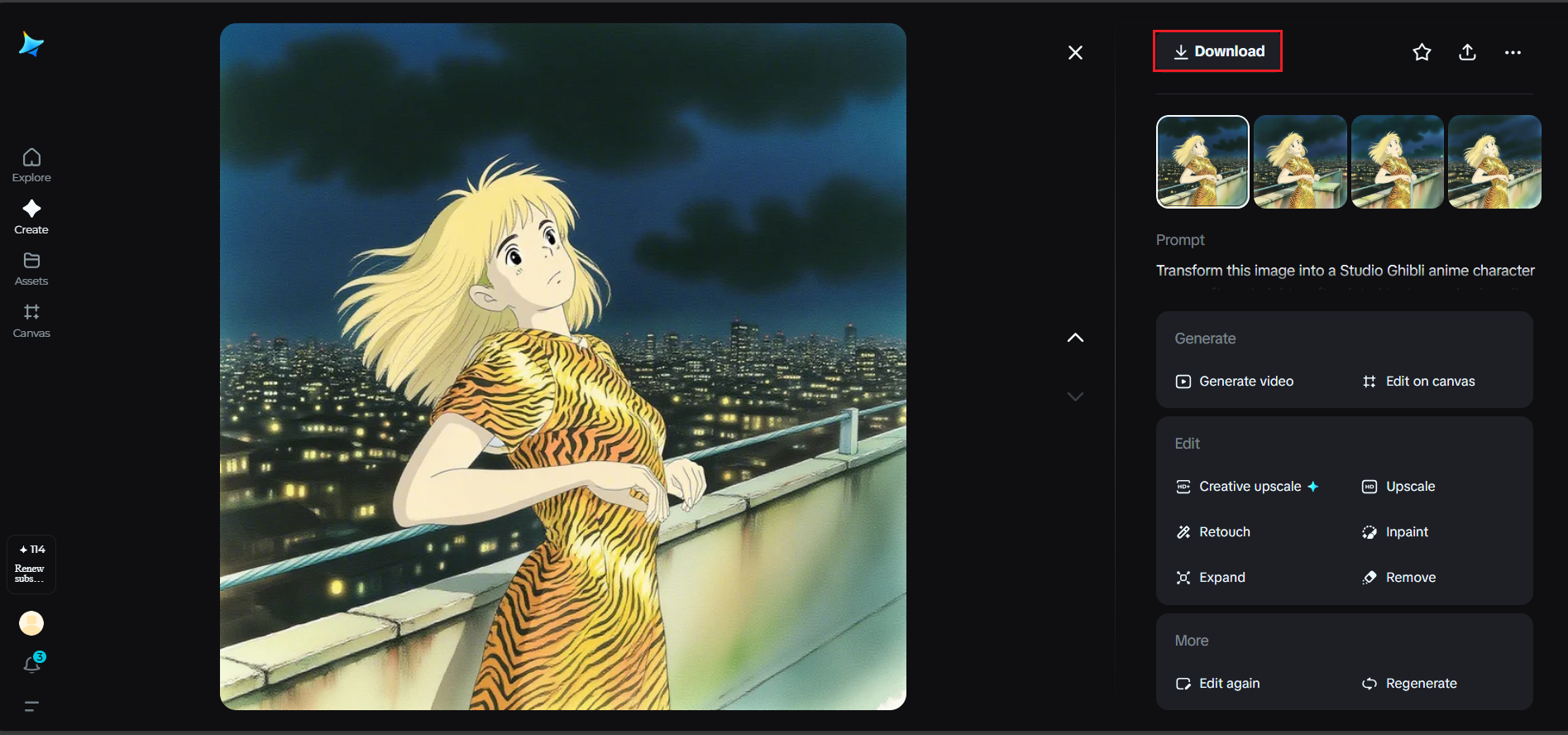convertir imagen al estilo Ghibli en chatgpt