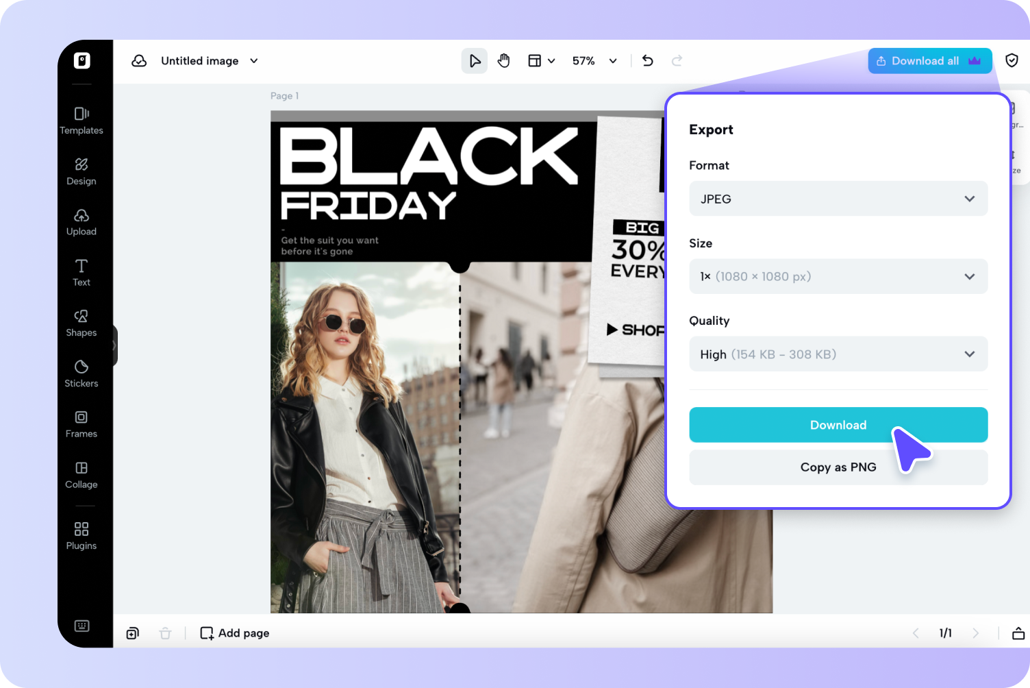 Export your image