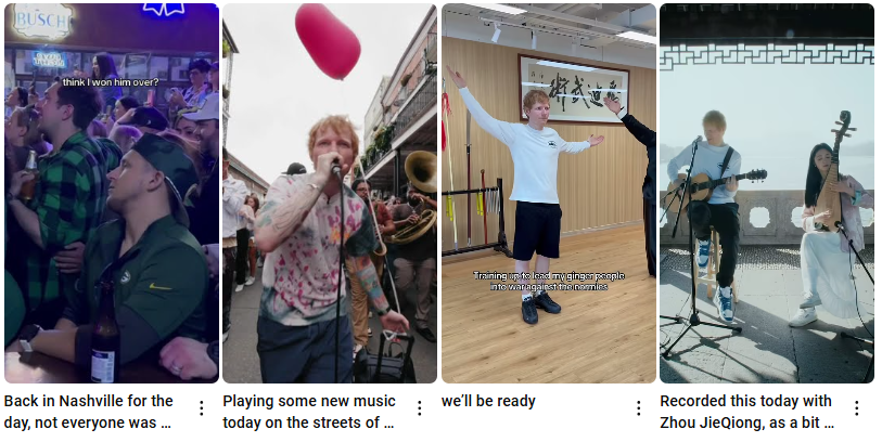 Videoclipuri scurte afișate pe YouTube