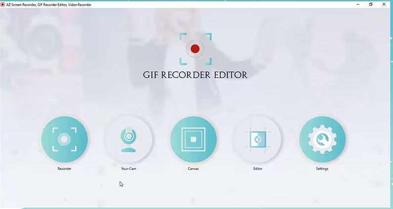 Pagbubukas ng AZ Screen Recorder sa PC