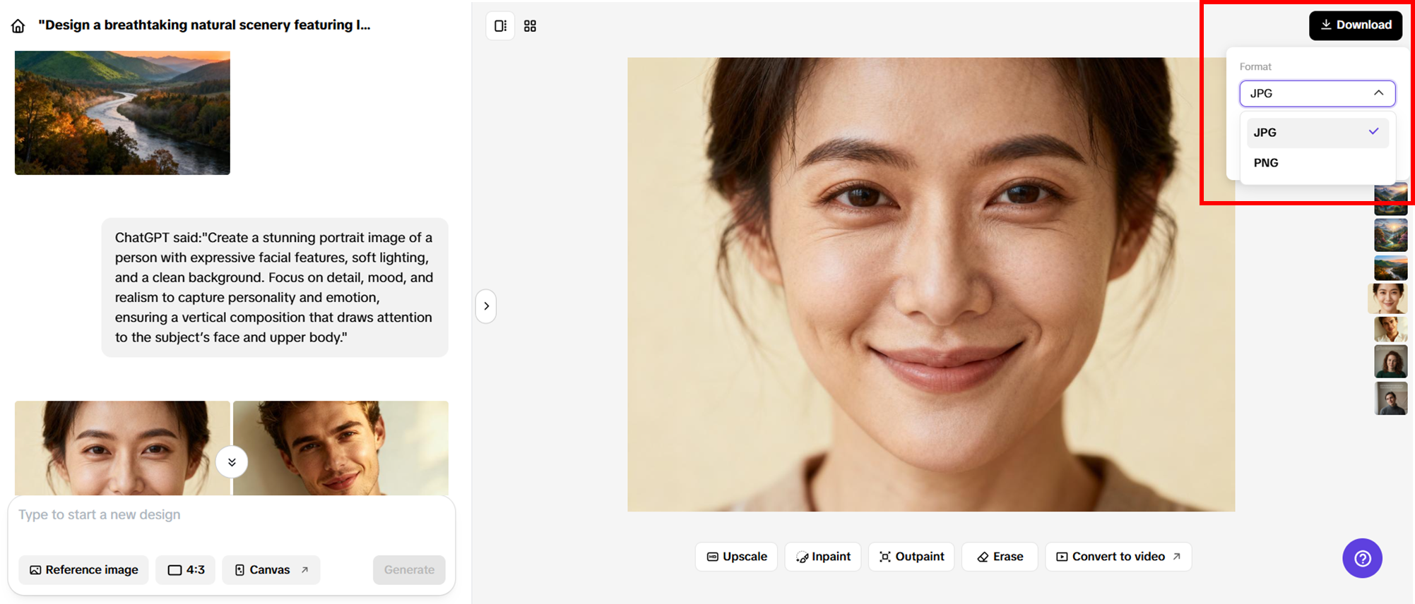Muat turun dalam pelbagai format