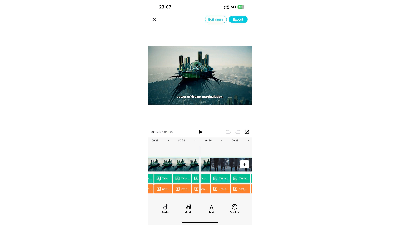 CapCut App's Script to Video - Generate with Smart Generation - AI generated script
