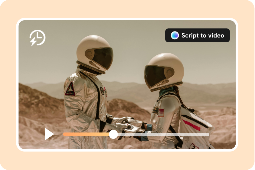 Sofortige zeitsparende Videoerstellung
