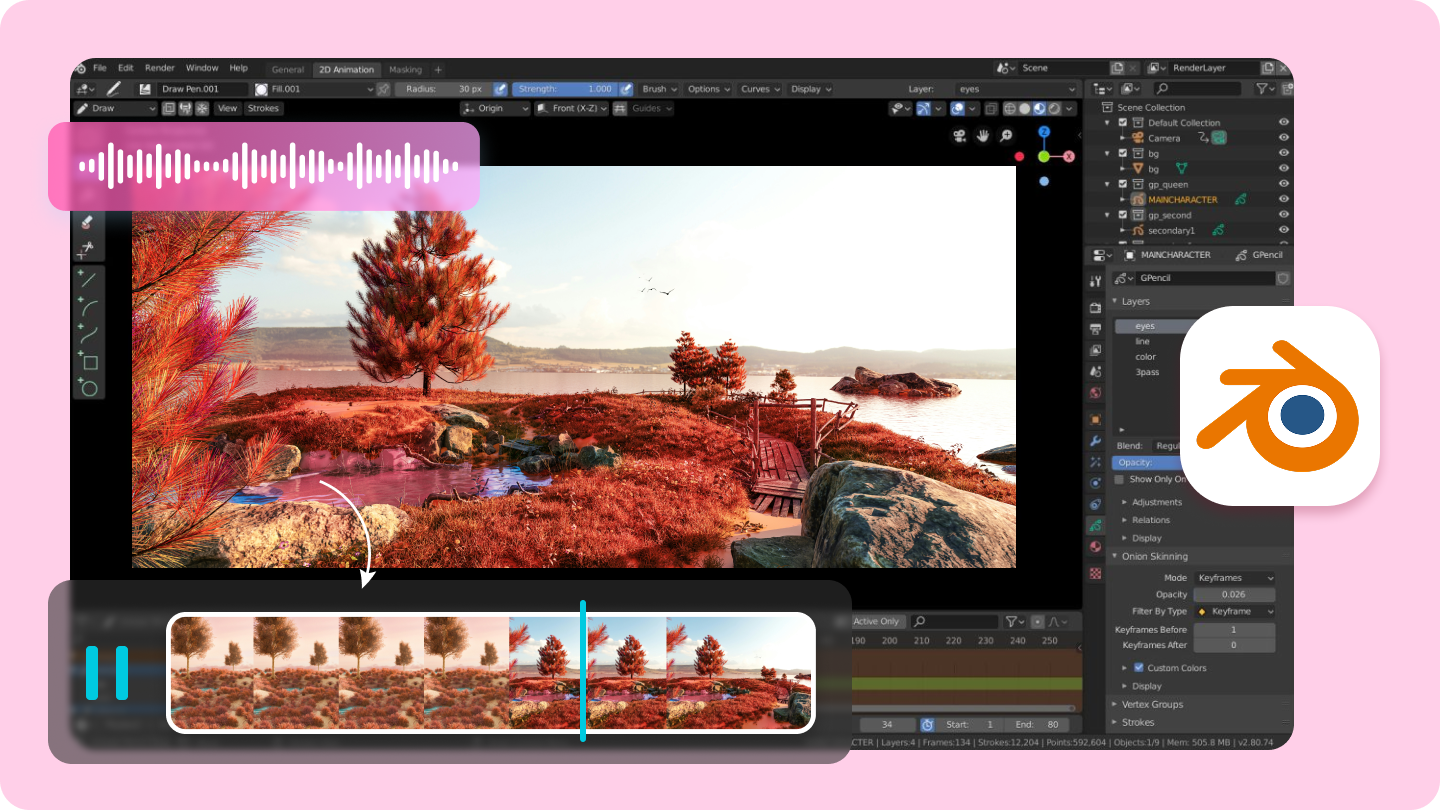 blender sebagai editor video