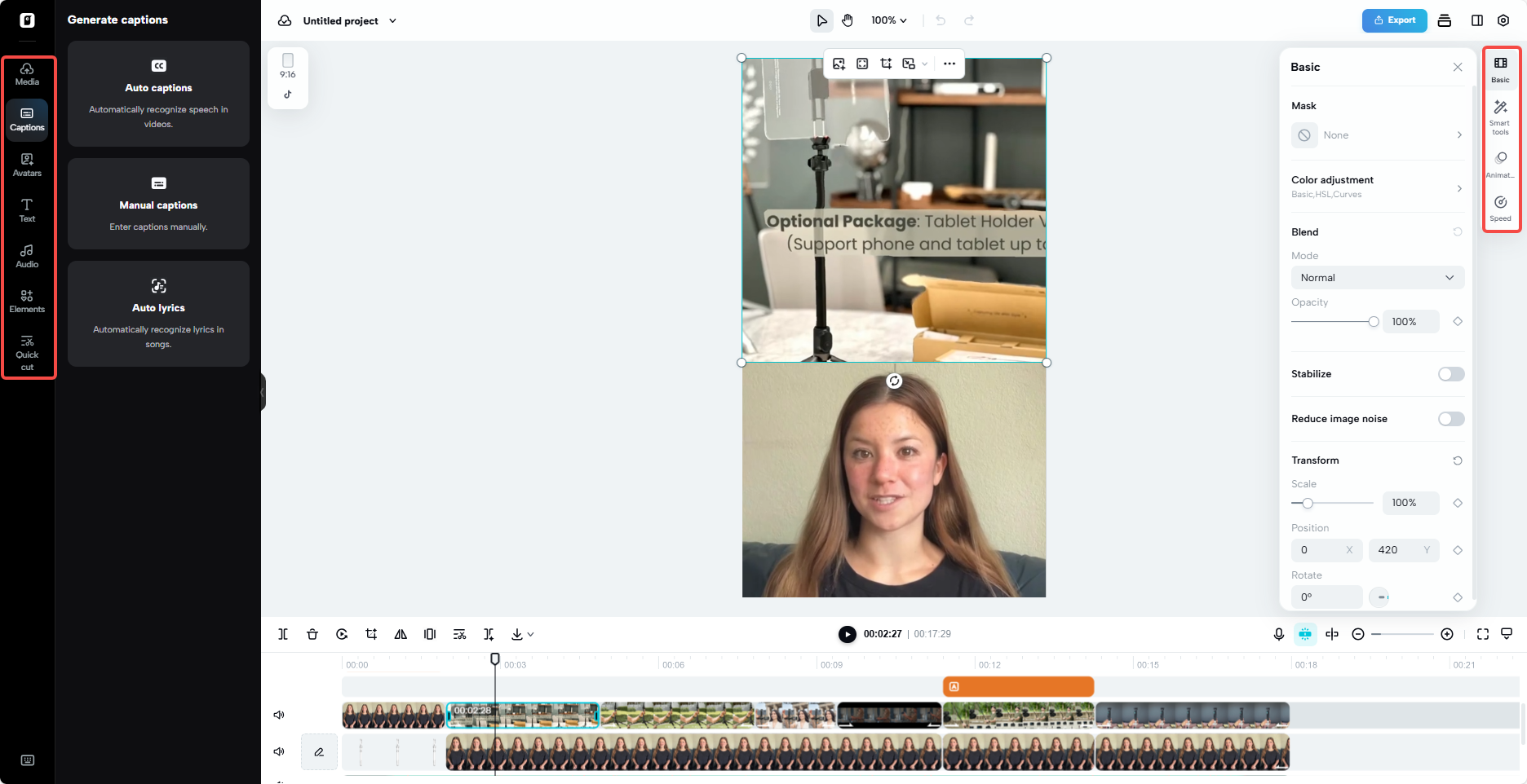 Edit your video