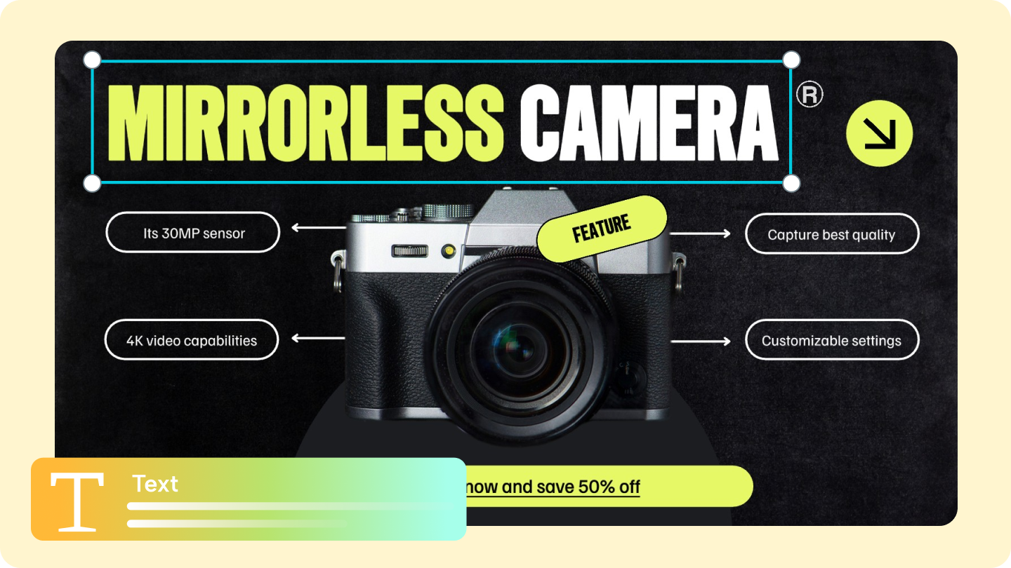 vložit text do fotografií