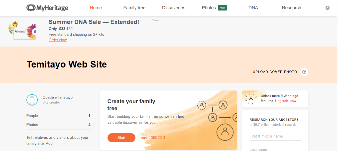 Deep Nostalgia MyHeritage