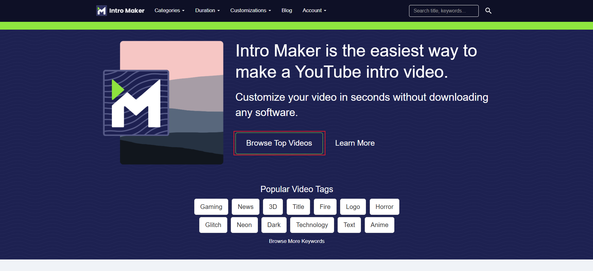 cara membuat intro ke video YouTube