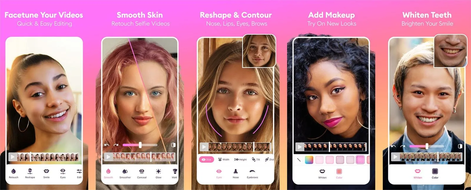 Facetune makeup photo editor