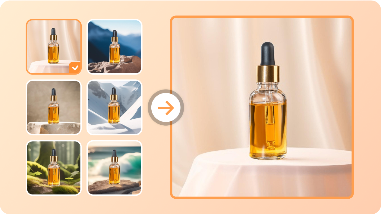 AI product photo