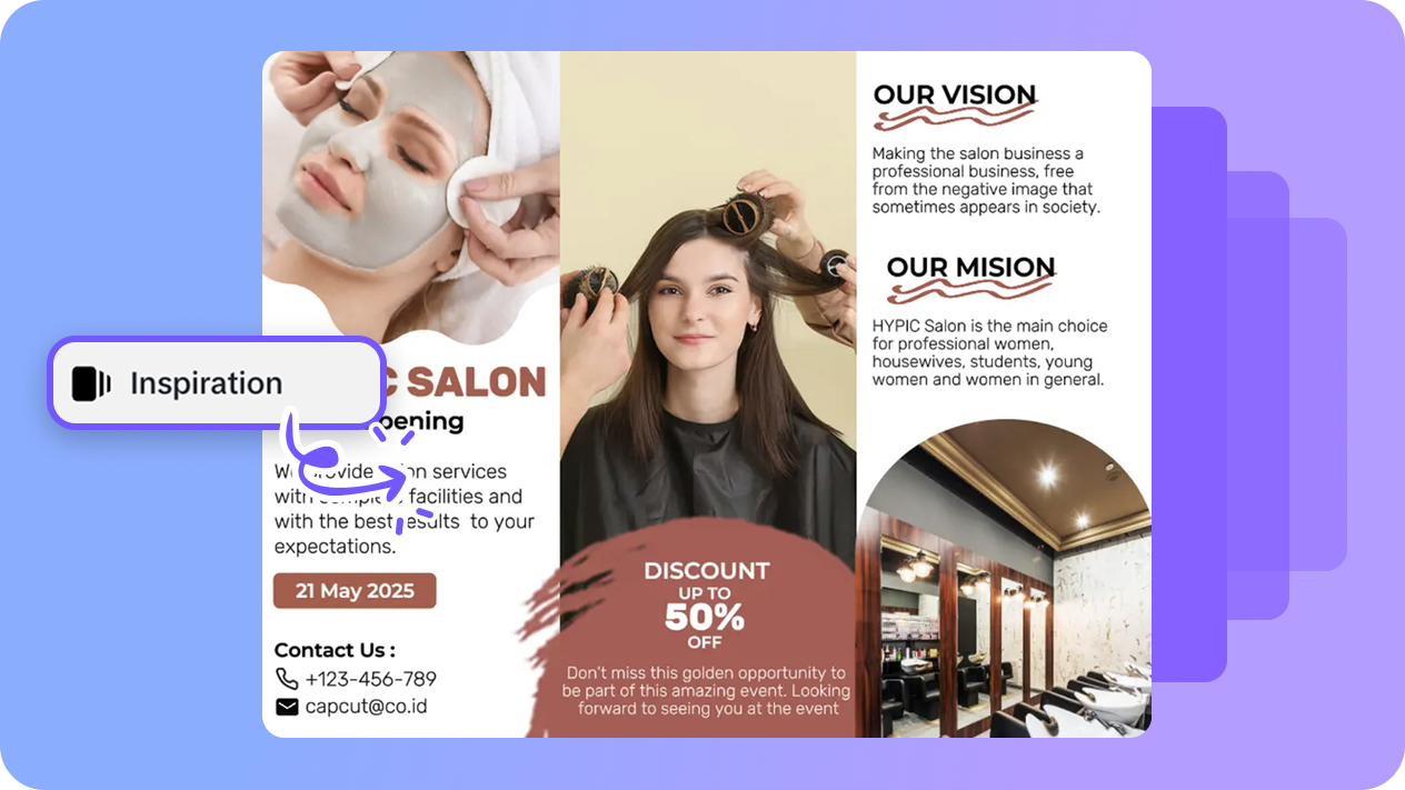 Generate custom designs instantly with AI 