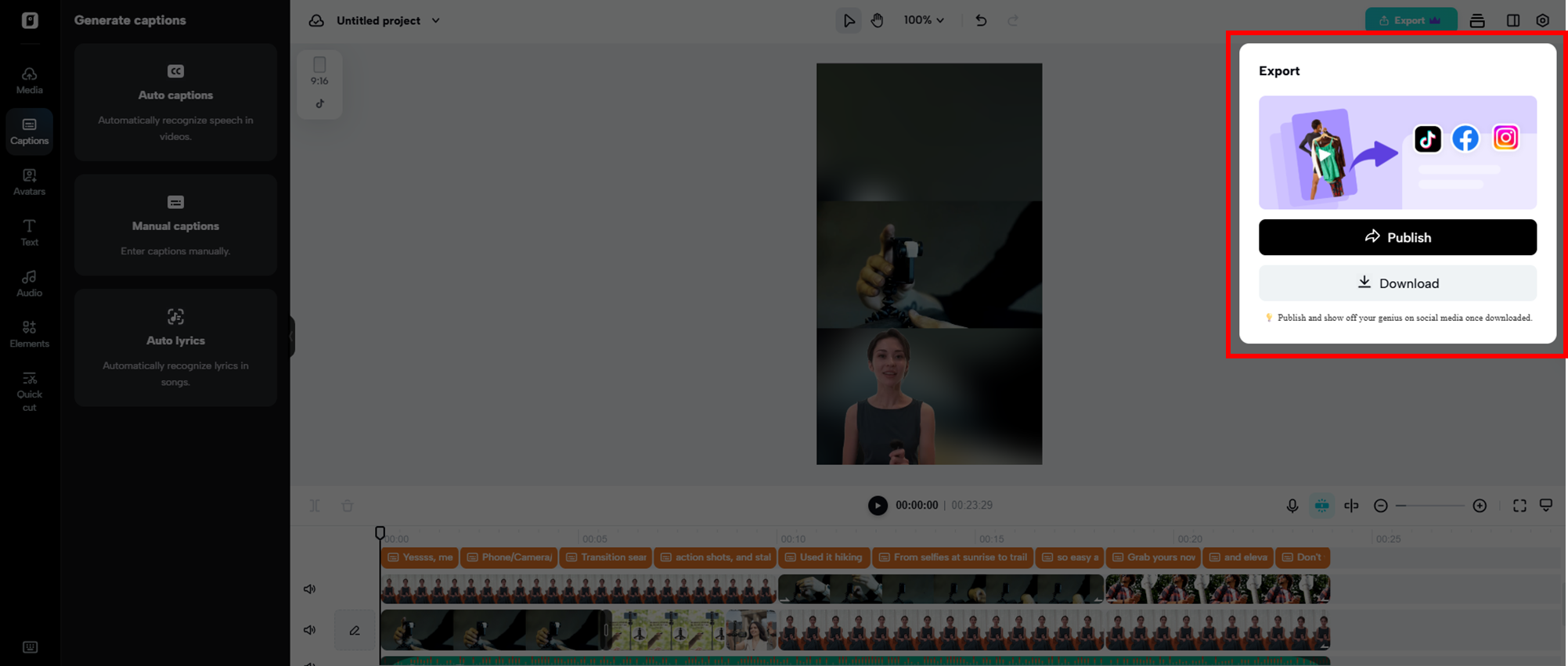 Download your video