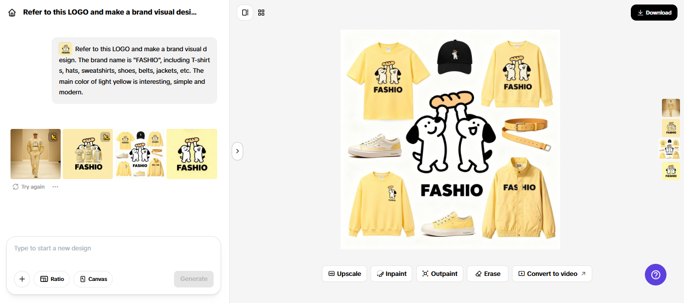 從Pippit導出視頻